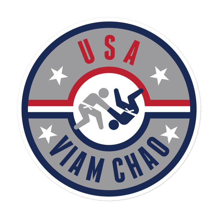 USA Viam Chao Sticker